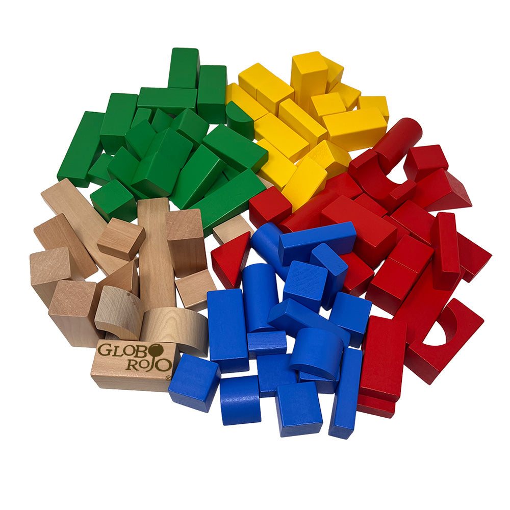 Bloques de Madera 100 pz