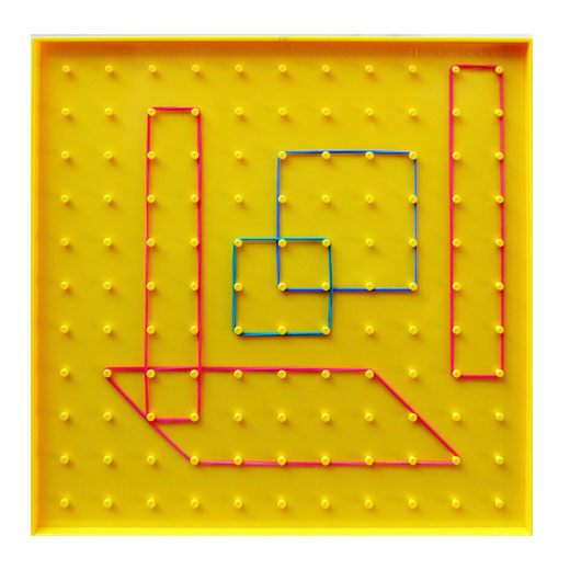 Geoplano 24X24 cm.